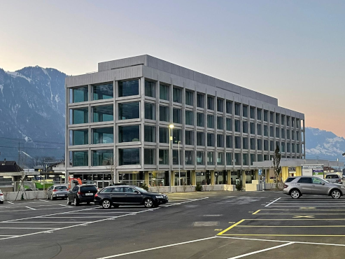 Bahnhofsgebäude in Altdorf, Kanton Uri