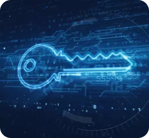 Darstellung eines kryptografischen Schlüssels