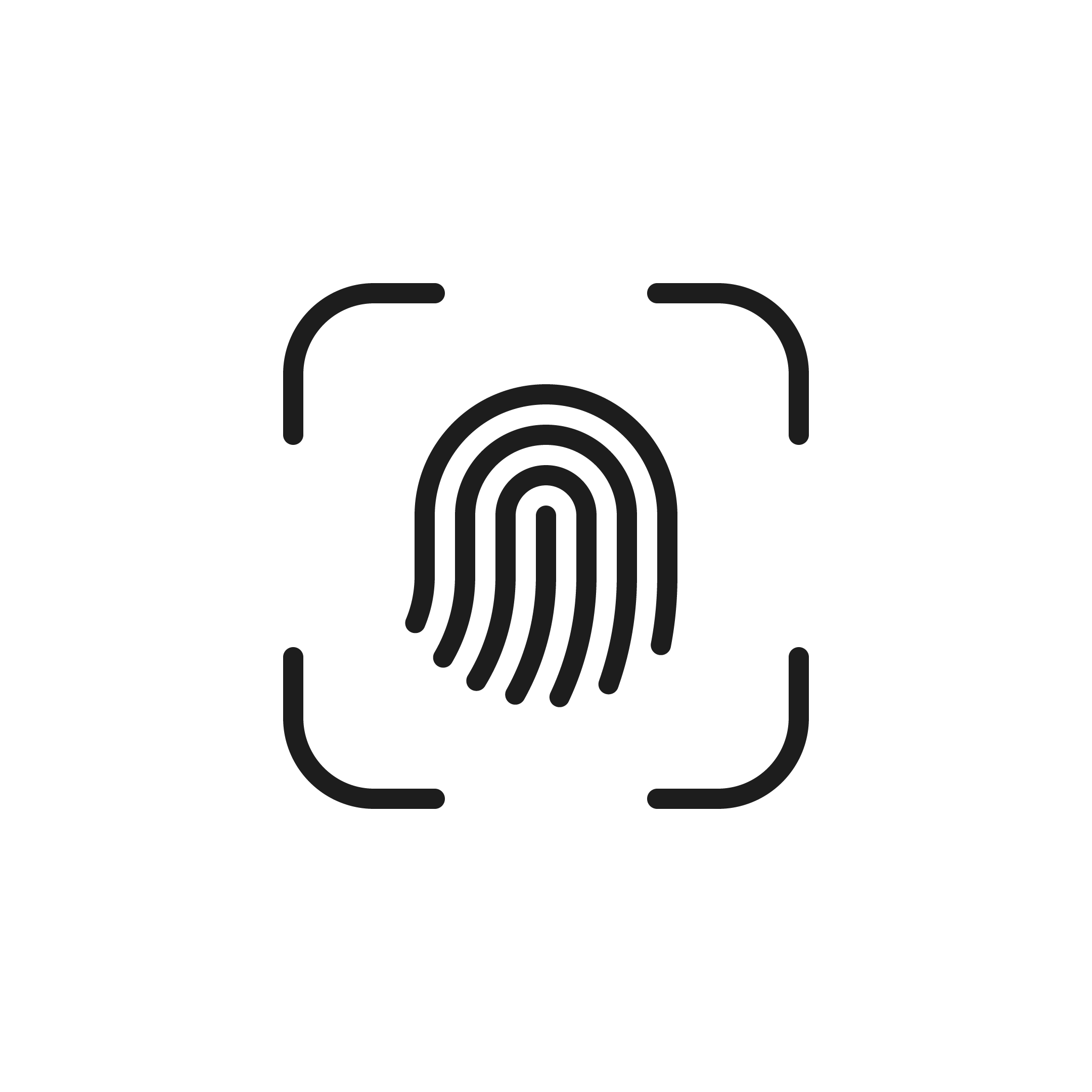 icon__fingerprint a digital fingerprint